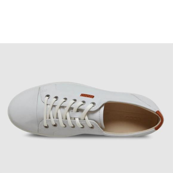 NEW ECCO men's soft 7 sneaker in white - Picture 6 of 8